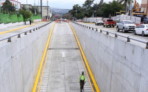 Este mes habilitarán el túnel de la 27 calle de San Pedro Sula