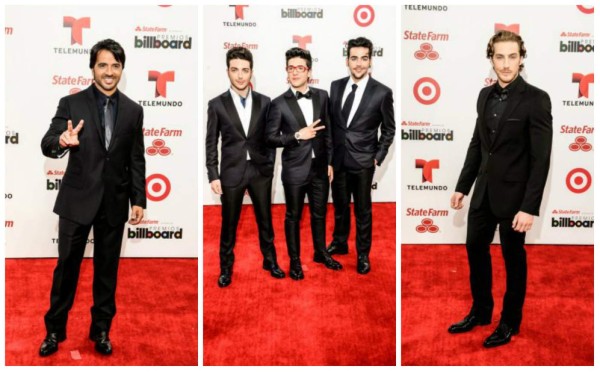 El color negro brilla en la alfombra roja de los Billboard latinos