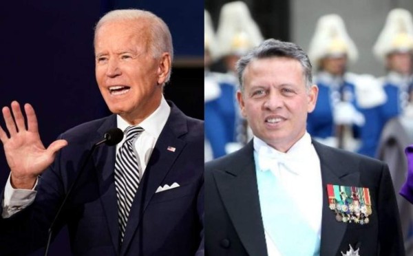 Biden muestra apoyo a rey jordano, tras presunto complot de su hermanastro