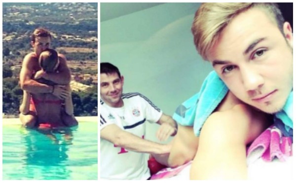 Las fotos íntimas de Mario Götze