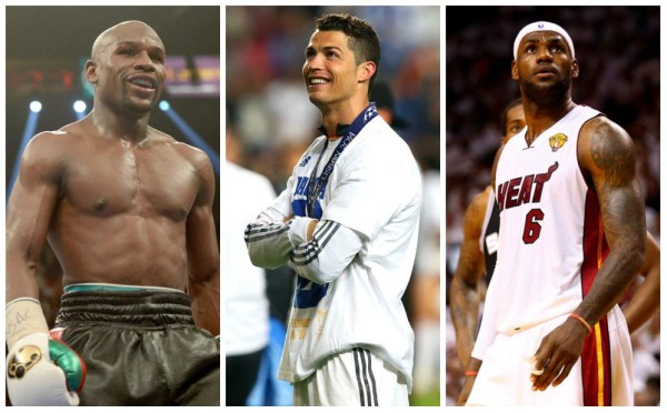 Mayweather Jr., el mejor pagado por encima de Messi y CR7