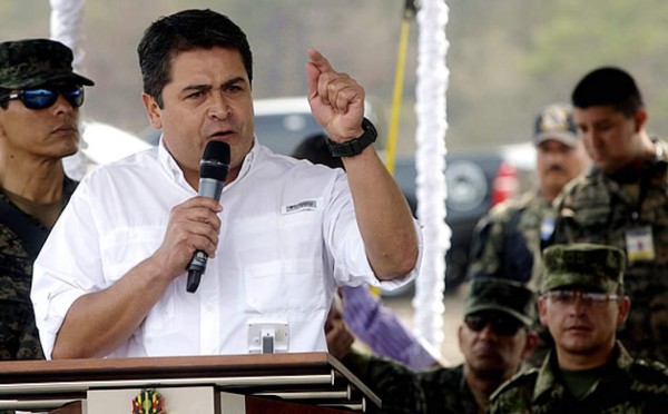 Hernández: 'Honduras ha sido invadido por el narcotráfico'