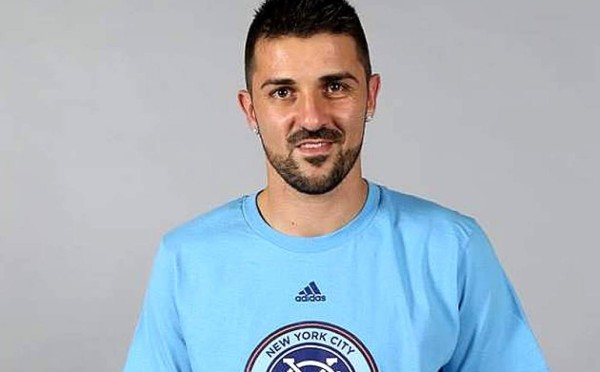 Villa ya posa como nuevo jugador del New York City FC de la MLS