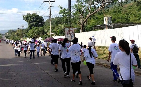 Corren por la paz en zona conflictiva del norte de Honduras