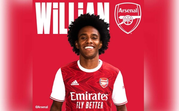 Oficial: El brasileño Willian cambia el Chelsea por el Arsenal