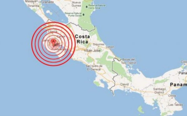 Terremoto de magnitud 5,4 sacude con fuerza Costa Rica