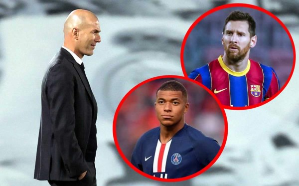 Zidane habló del futuro de Messi, le dio un consejo y se pronunció sobre Mbappé