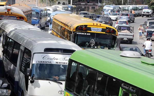 Operativos en terminales de transporte de Comayagüela