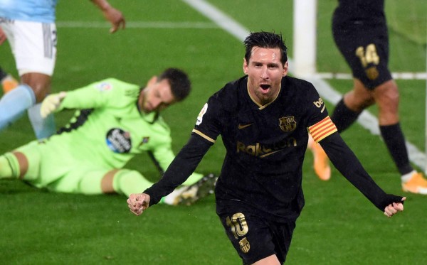 Lionel Messi provocó el segundo gol del Barcelona ante Celta.