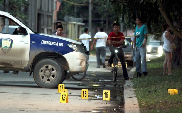 Reportan en Honduras 105 muertes violentas en una semana