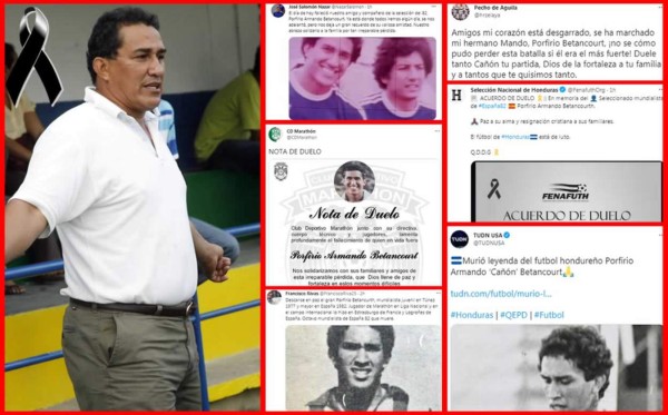 Reacciones y dolor tras la muerte de Porfirio Betancourt: 'Esta pandemia la trae contra los jugadores de España-82”