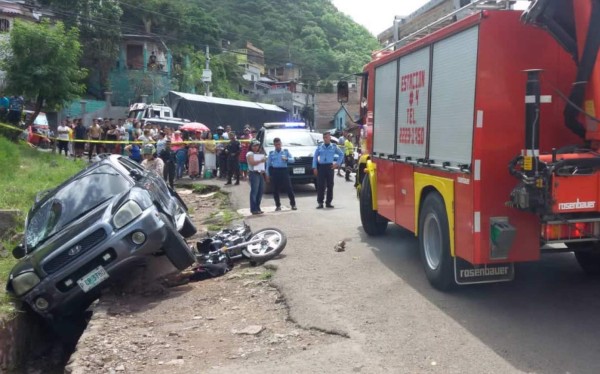 Imprudencia de conductor le costó la vida a menor de dos años