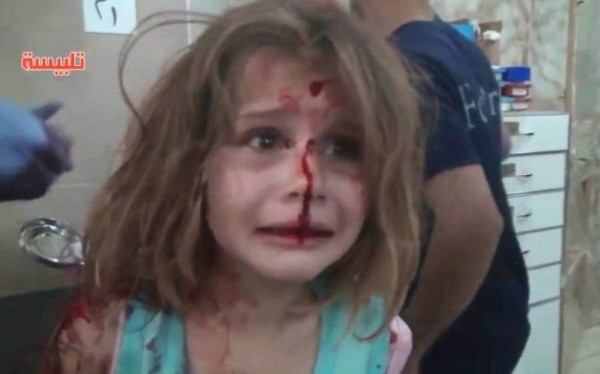 La niña siria que recuerda al mundo el drama de la guerra