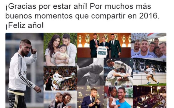 Sergio Ramos colgó por error una foto del hijo de Messi en vez de una del suyo