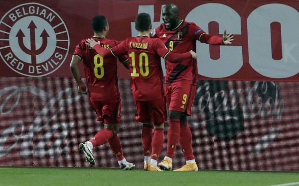 Bélgica venció a Dinamarca en exhibición de Lukaku y avanza a semifinales de la Nations League