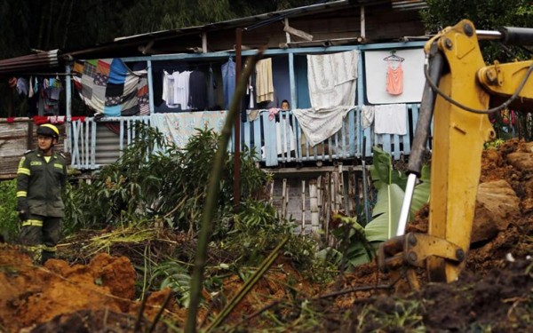 Al menos ocho muertos y seis desaparecidos por las fuertes lluvias en Colombia