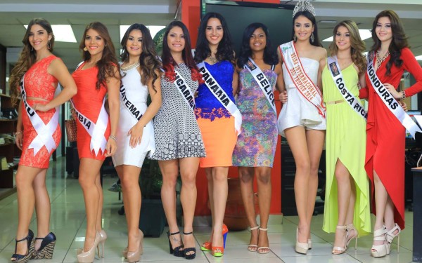 Misses internacionales visitan LA PRENSA
