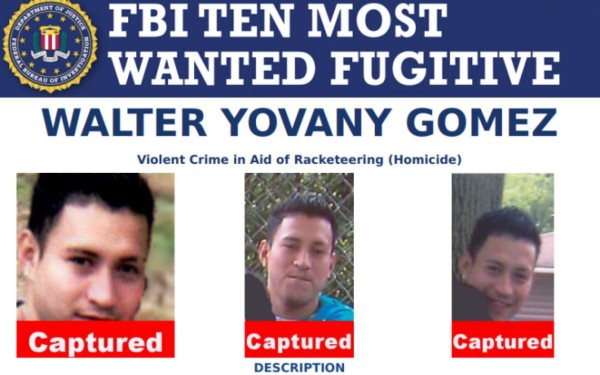 Arrestan a hondureño que estaba entre los más buscados por el FBI