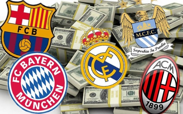 Ranking: Los 20 clubes de fútbol más ricos del mundo