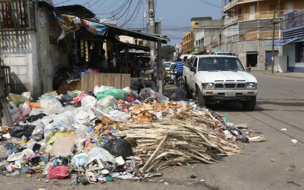 Sector sureste de San Pedro Sula, donde más tiran basura