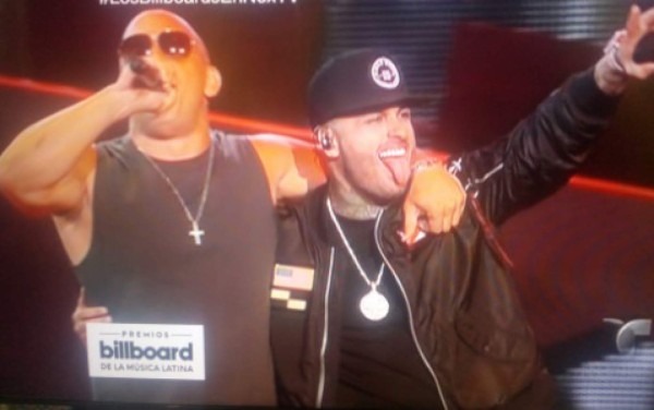 Vin Diesel lo intentó pero naufragó en los Latin Billboard