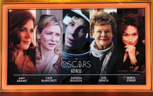 Las nominadas a Mejor Actriz en los premios Oscar 2014.