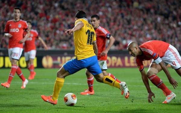 Benfica sorprende a la Juventus y toma ventaja en las semifinales