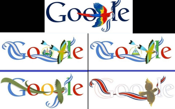 Por independencia de Honduras y CA Google cambia su doodle