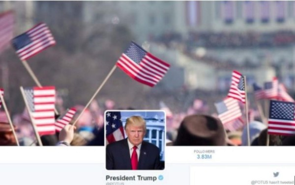 El primer fail de Trump en su nueva cuenta de Twitter, ¿el fantasma de Obama?