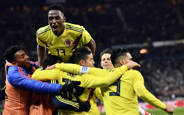 Colombia logra un triunfo de prestigio con gran remontada ante Francia