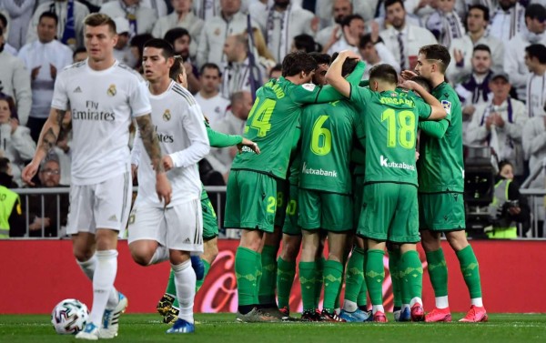 Real Madrid cae sorpresivamente y es eliminado de la Copa del Rey por la Real Sociedad
