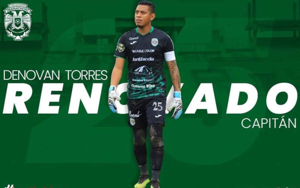 Marathón anuncia renovación de su capitán Denovan Torres