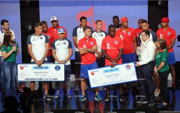 Olimpia y Motagua se unen por la Teletón: la donación de ambos clubes