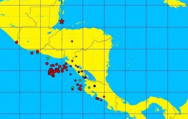 Dos sismos afectaron en la madrugada la zona norte de Honduras