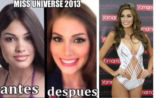 El antes y después de la Miss Universo 2013