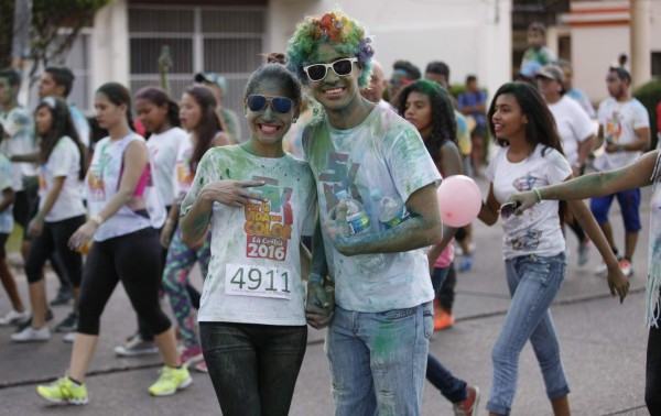 Ceibeños se pintan de solidaridad a favor de niños con cáncer