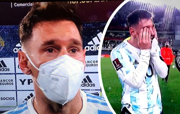 Messi rompe a llorar tras su triplete ante Bolivia: 'Esperé esto mucho tiempo'