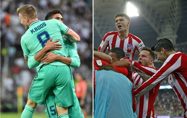 Fecha y hora de la final de la Supercopa de España entre Real Madrid y Atlético