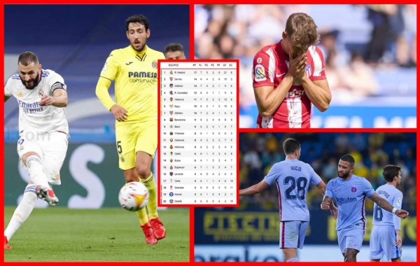 Tabla de posiciones de la Liga Española 2021-2022: Real Madrid no aprovechó y se dejó dos puntos en el liderato