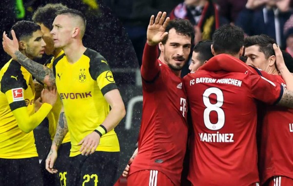 Bayern Múnich arrebata el liderato de la Bundesliga al Borussia Dortmund por mejor diferencia de goles