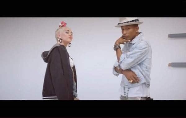 Miley Cyrus y Pharrell Williams juntos en video