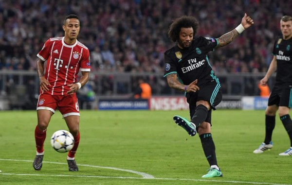 VIDEO: El golazo de volea de Marcelo contra el Bayern Múnich