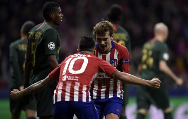 El Atlético se instala cómodamente en octavos de final de la Champions League