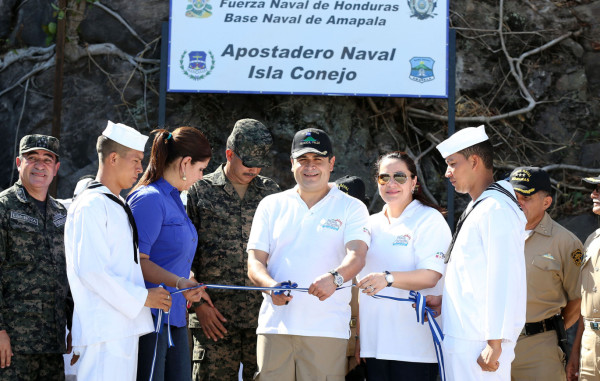 Helipuerto en la isla Conejo ya refuerza soberanía hondureña