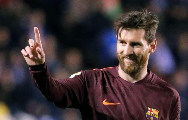 Messi se luce y le da el título de la Liga de España al Barcelona