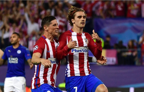 El Atlético golpea primero en cuartos de Champions League contra el Leicester