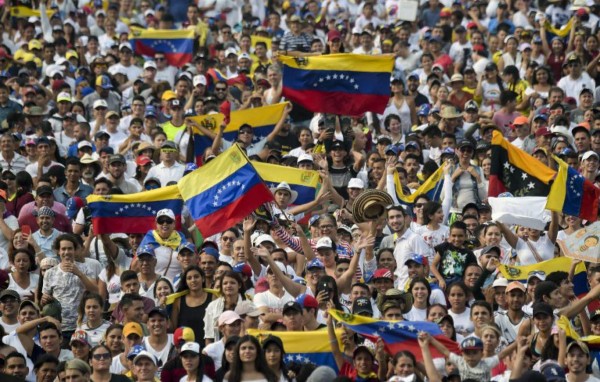 Multitudinario concierto 'Venezuela Aid Live' en Cúcuta, Colombia