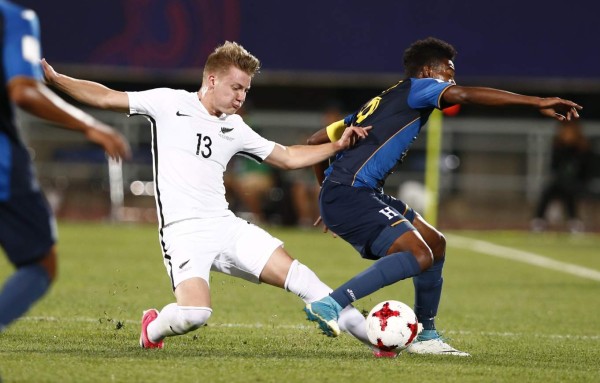 Sub-20 de Honduras queda al filo de la eliminación tras perder ante Nueva Zelanda 