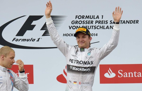 Rosberg gana el GP de Alemania y amplía su liderato