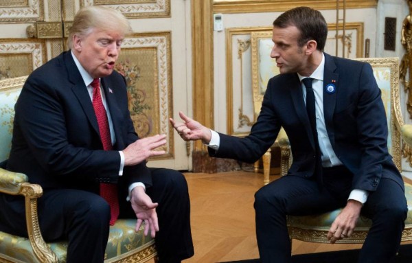 ¿Fin del bromance? Trump se burla de Macron tras encontronazo en París